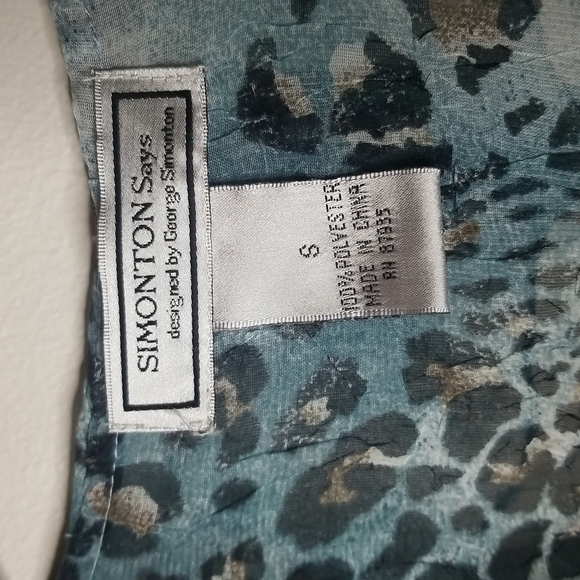 Simonton Says by George Simonton Boho Ruffled long sleeved blouse - Picture 5 of 6